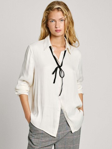 Chemisier 'ATHENEA' Pepe Jeans en blanc : devant