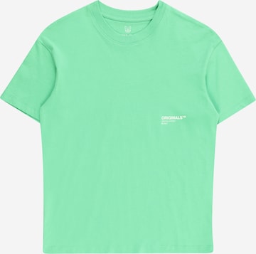 Jack & Jones Junior Shirt 'CLAN' in Groen: voorkant