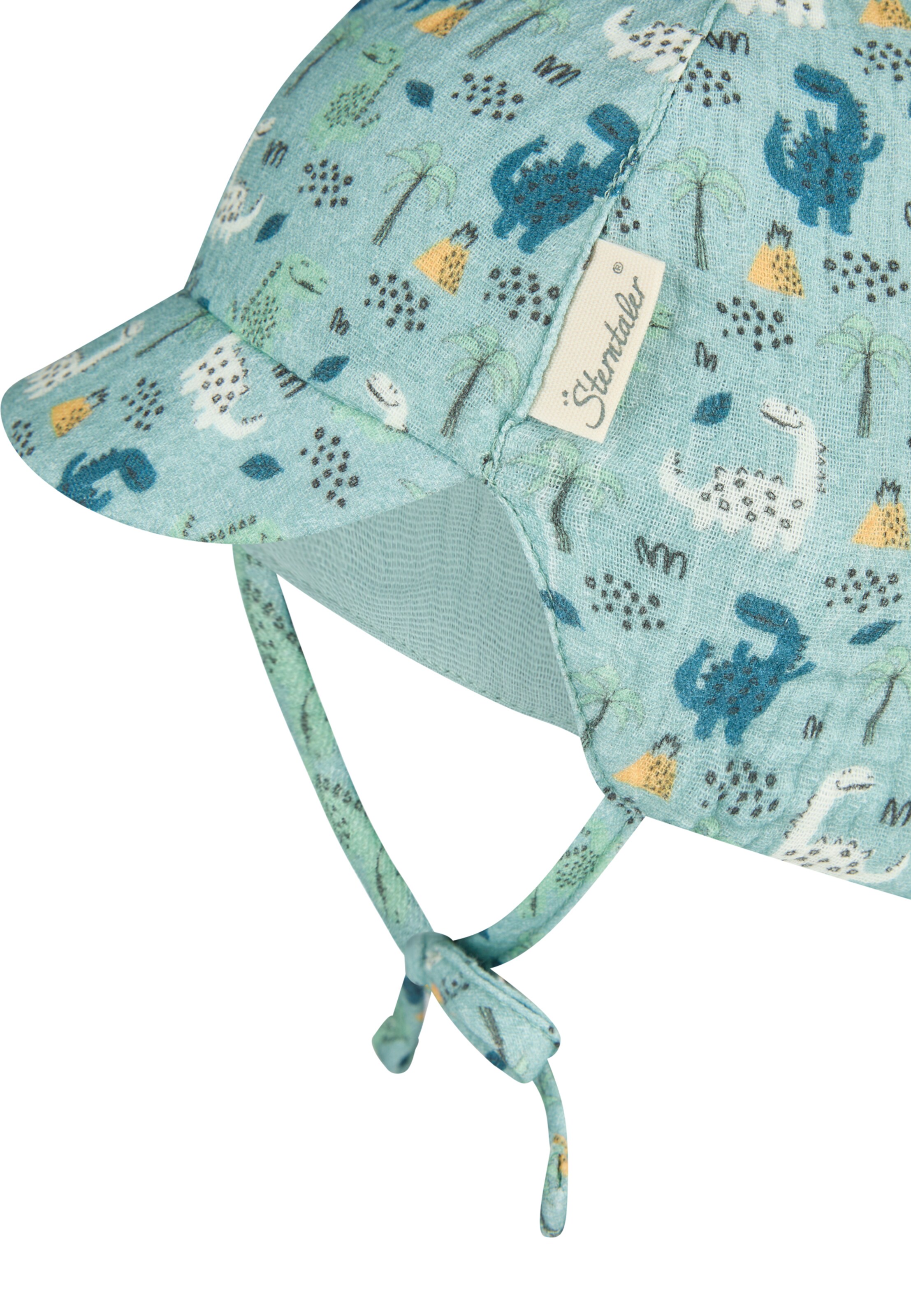 STERNTALER Beanie 'Dinos' in Blue