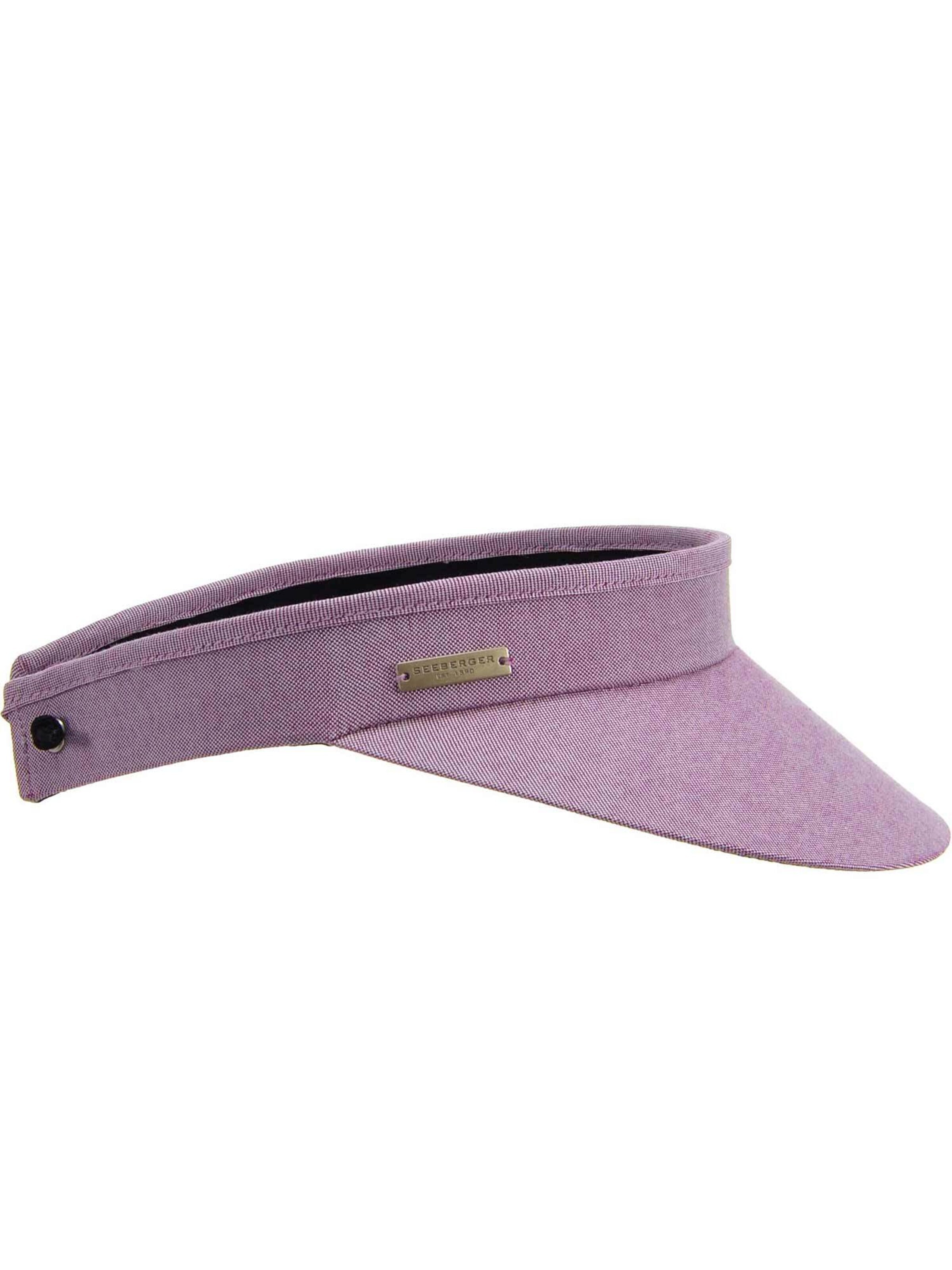 Seeberger Hat 'Visor' in Purple: front
