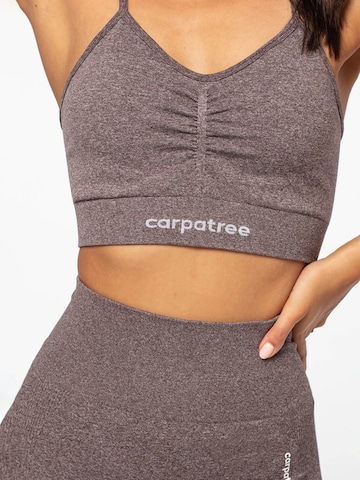 Carpatree Bandeau Sports bra 'Allure' in Brown