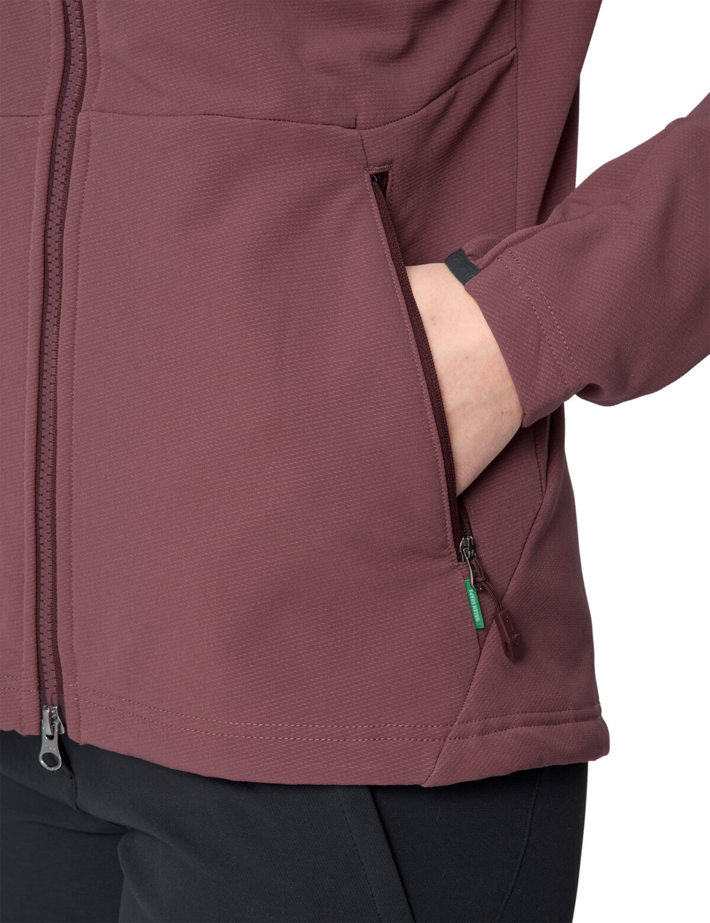VAUDE Funktionsfleecejacke 'Elope' in Rot