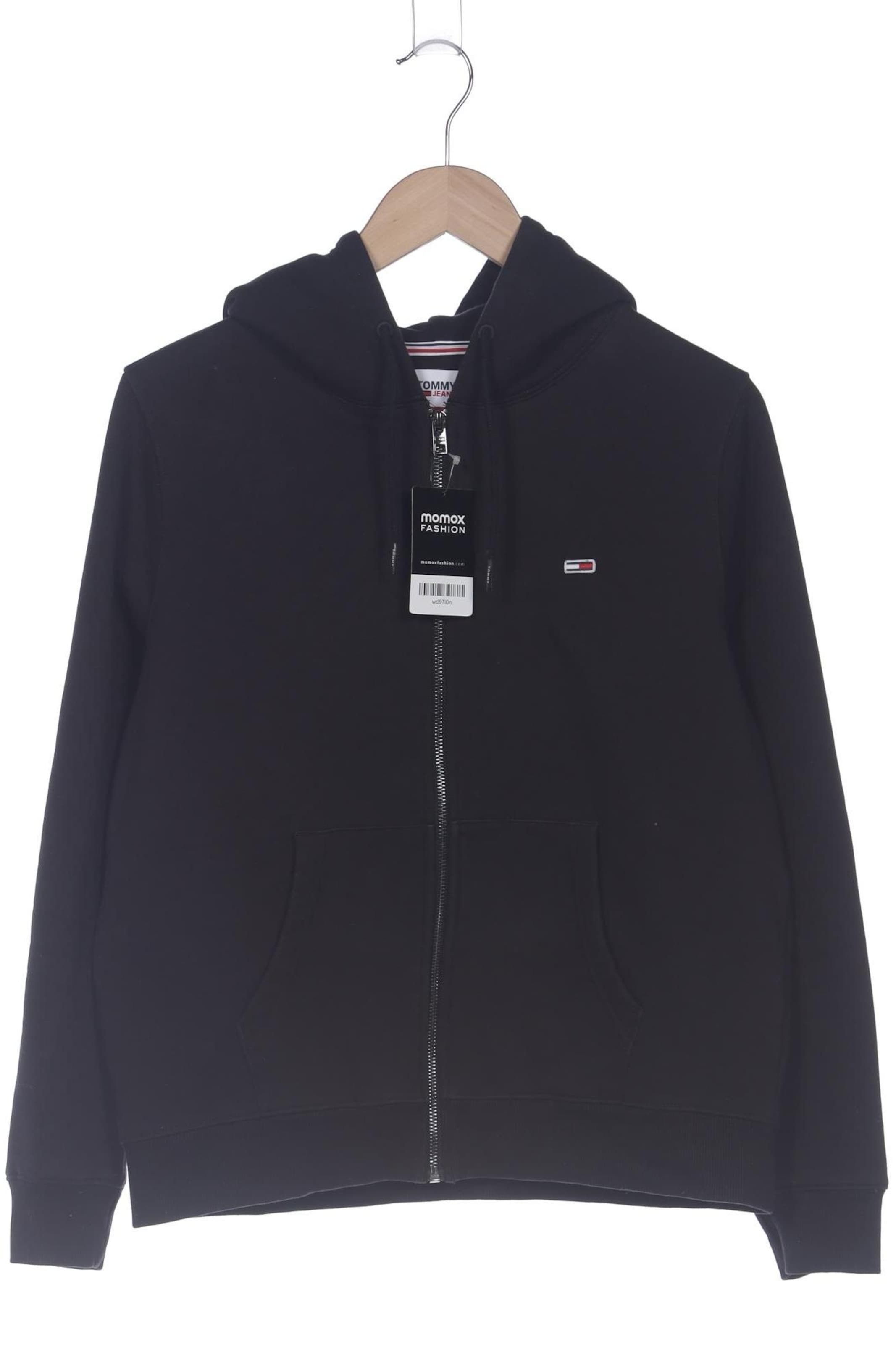 Tommy Jeans Kapuzenpullover L in Schwarz: Vorderseite