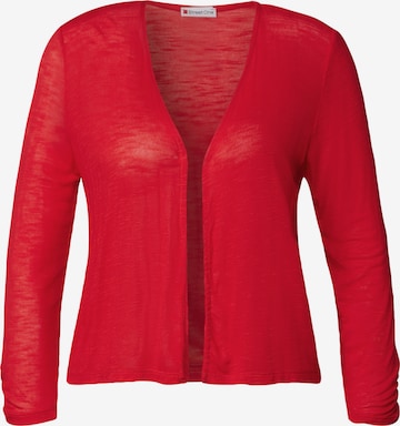 STREET ONE Strickjacke in Rot: Vorderseite