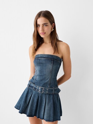 Bershka Dress in Blue: front