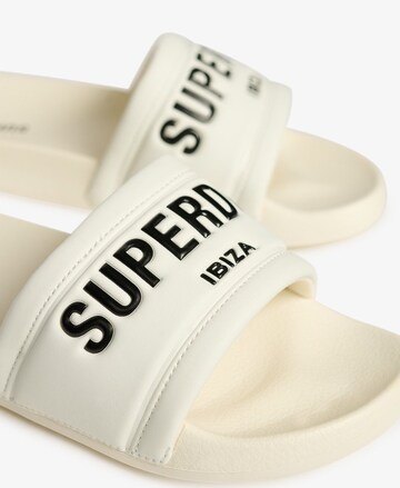 Claquettes / Tongs 'City Luxe' Superdry en blanc