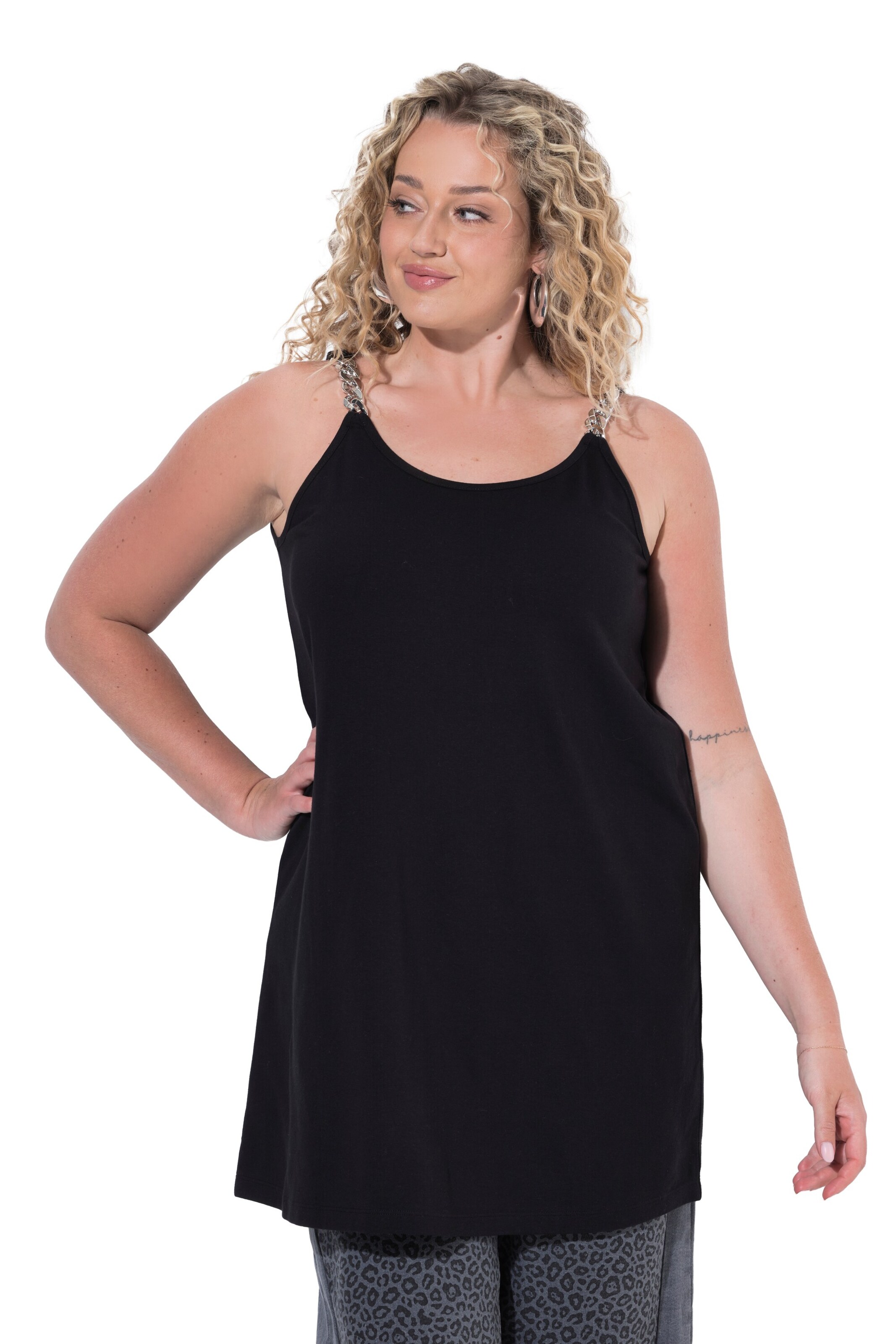 Angel of Style Top in Schwarz: Vorderseite