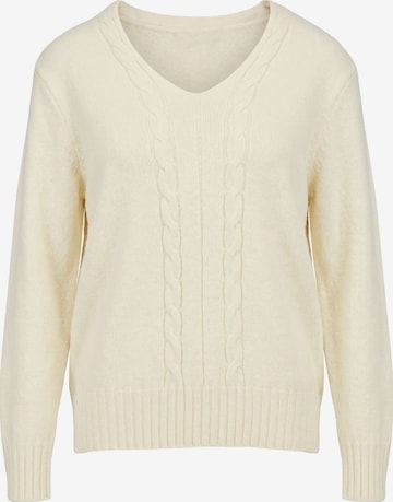 Pull-over Imily Bela en beige : devant