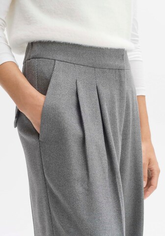 OPUS Wide leg Pantalon 'Mozy' in Grijs