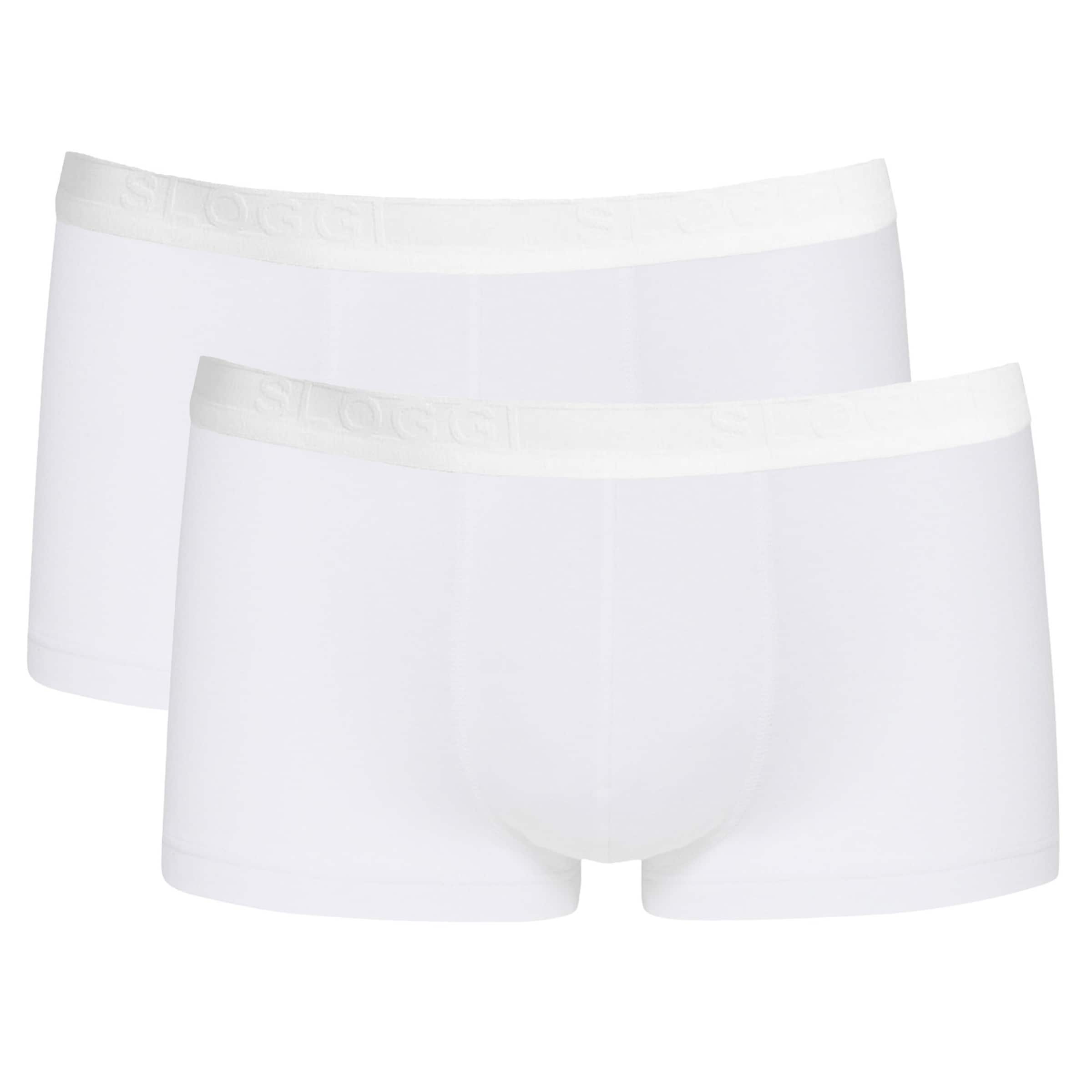 SLOGGI Boxershorts in Wit: voorkant