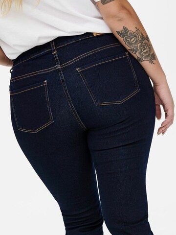 ONLY Carmakoma Slimfit Jeans 'Vicky' in Blauw