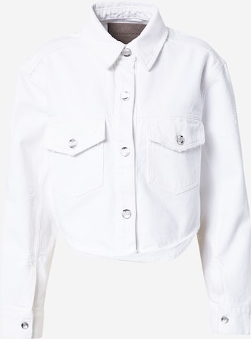 Goldgarn Between-season jacket in White: front