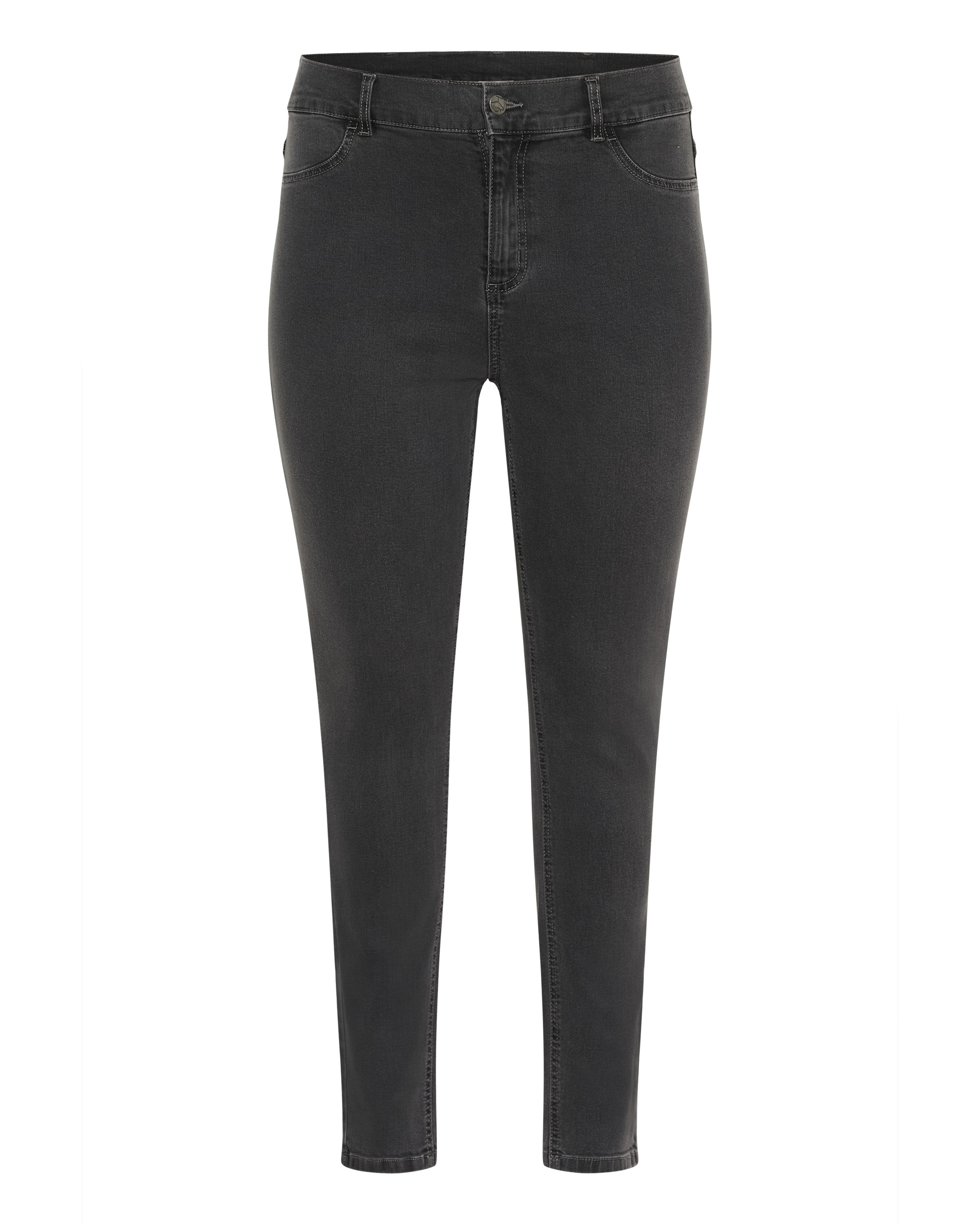 Skinny Jean KAFFE CURVE en gris : devant