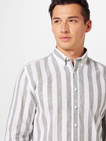 Lindbergh Regular fit Button Up Shirt in Grey