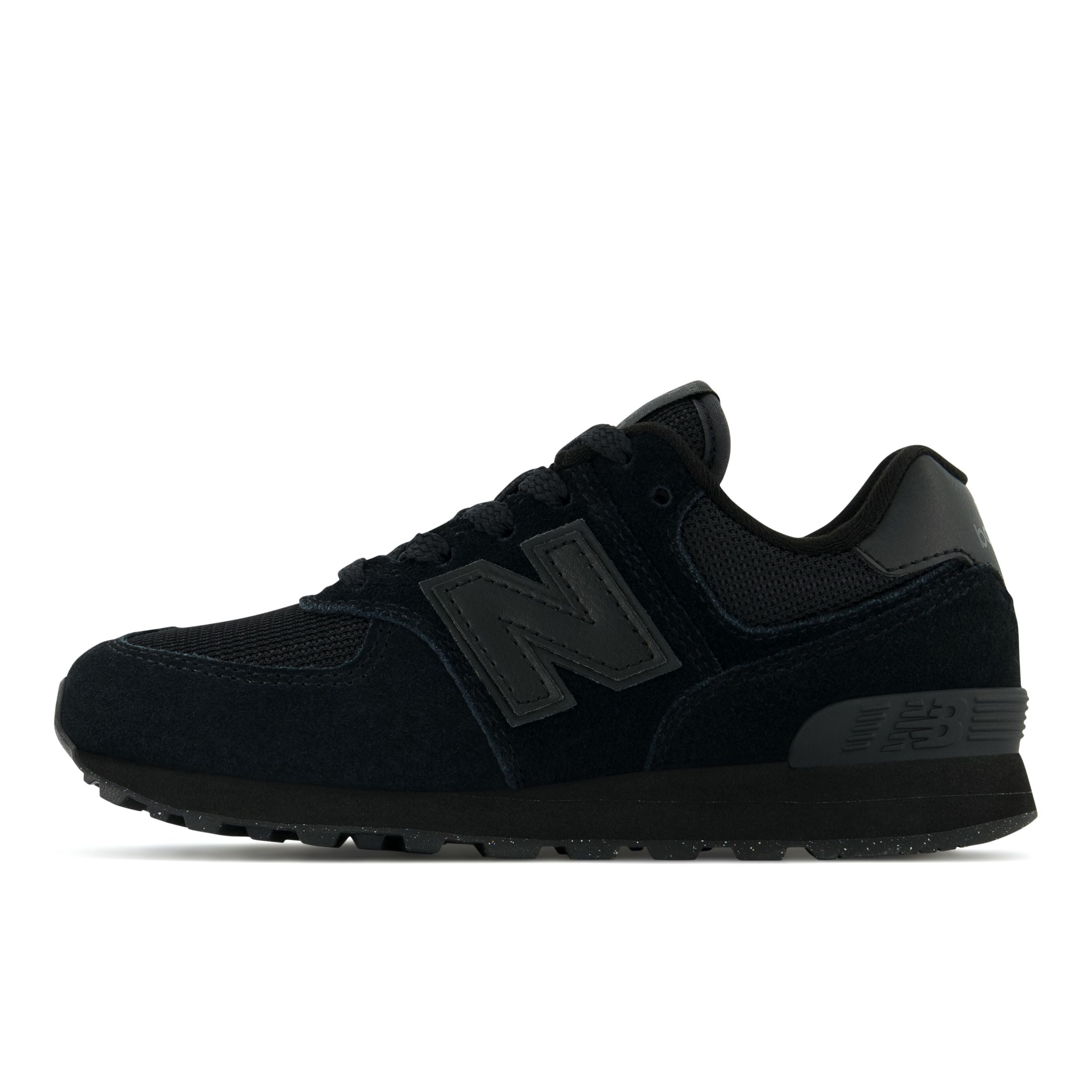 Baskets '574' new balance en noir : devant
