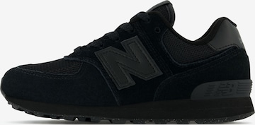 Baskets '574' new balance en noir : devant