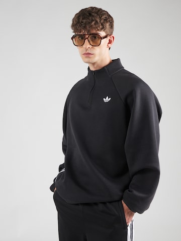 ADIDAS ORIGINALS Sweatshirt 'SPACER DRILL' in Black: front