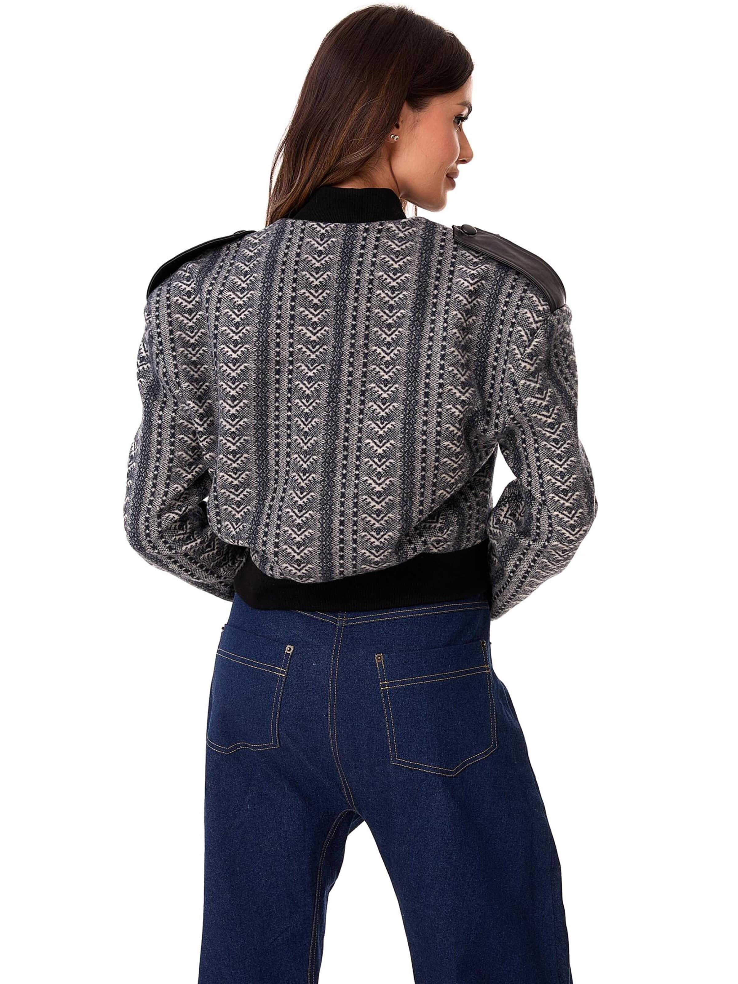Giacca di mezza stagione di mandragora in blu