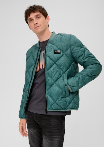 QS Between-season jacket in Green: front