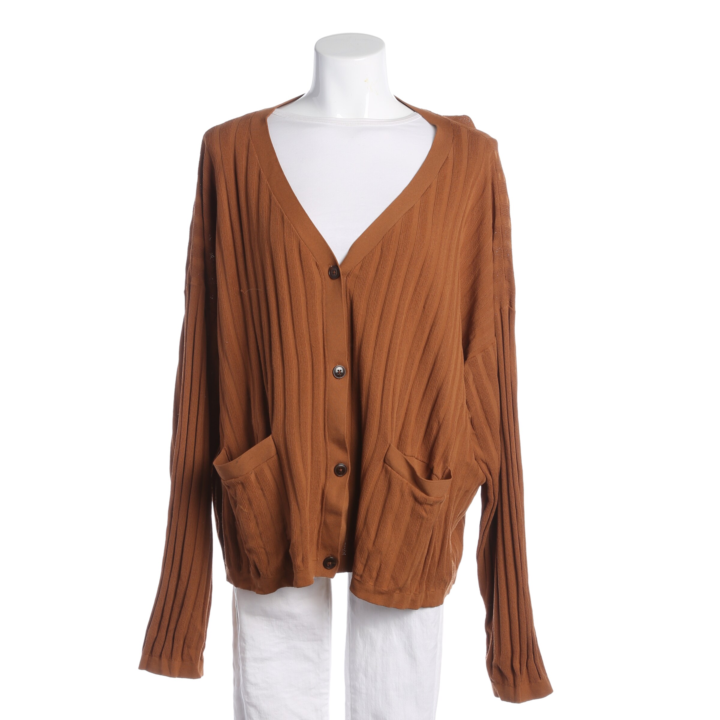 Totem Brand Sweater & Cardigan in L in Brown: front
