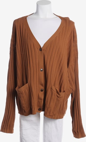 Totem Brand Pullover / Strickjacke L in Braun: Vorderseite