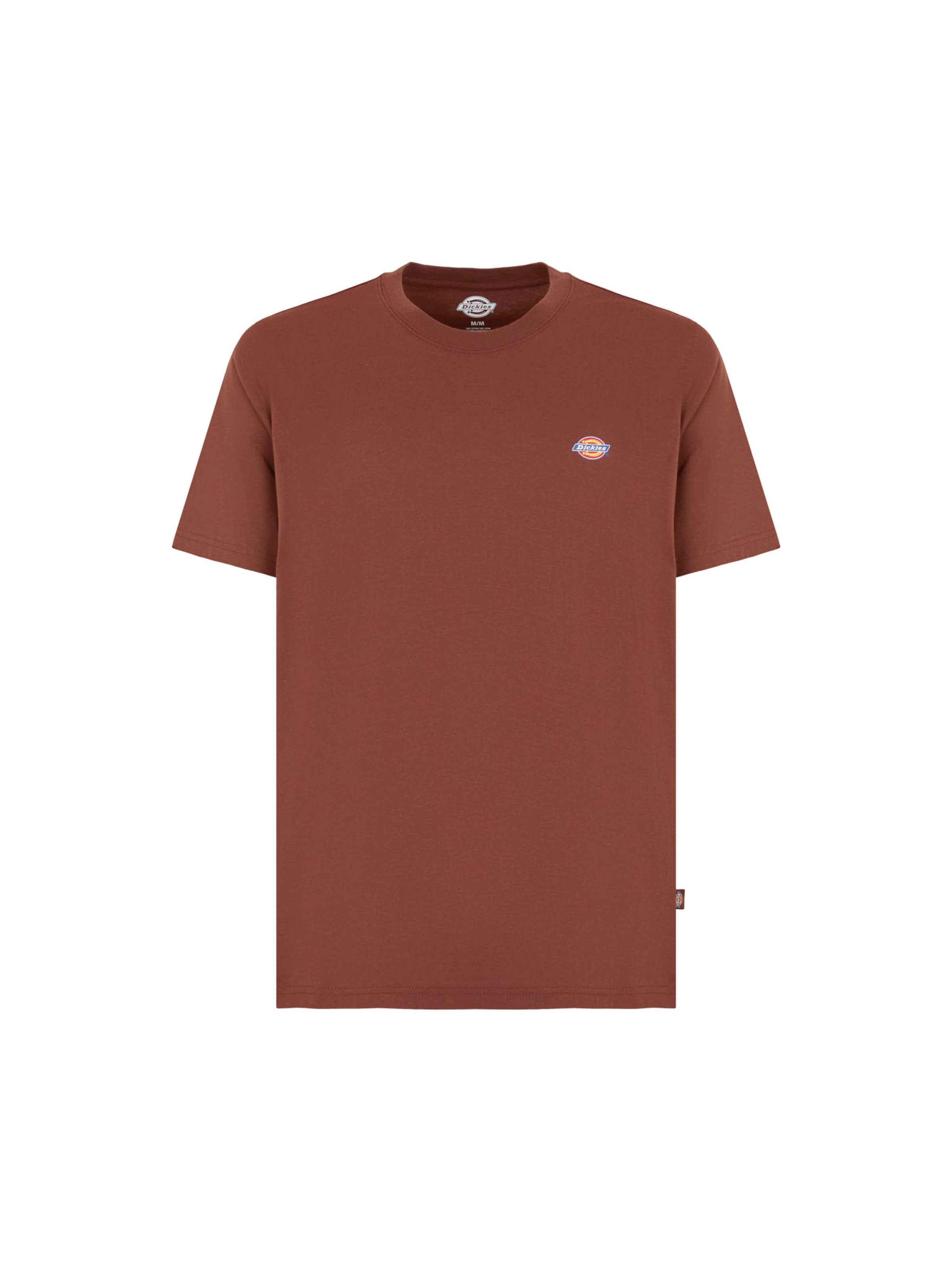 DICKIES Μπλουζάκι 'Mapleton' σε καφέ: μπροστά