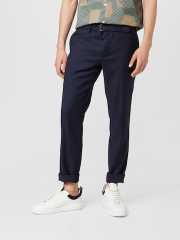 Regular Pantalon à plis The Kooples en bleu : devant