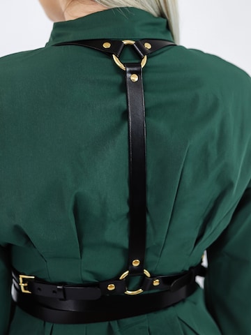 Haute Cuir Bælte 'Double Belt Harness' i sort