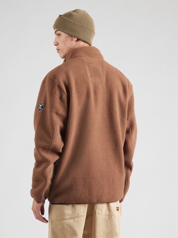 Iriedaily Fleecejacke 'Wonderer Track' in Braun