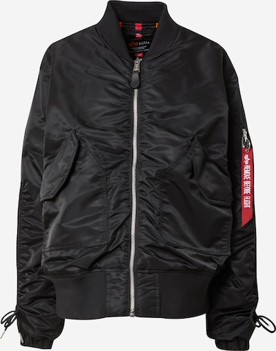 ALPHA INDUSTRIES Φθινοπωρινό και ανοιξιάτικο μπουφάν σε κόκκινο / μαύρο / λευκό, Άποψη προϊόντος