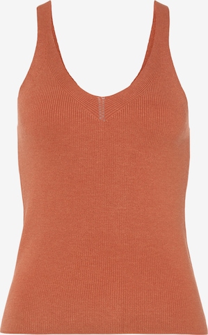 HECHTER PARIS Knitted Top in Orange: front