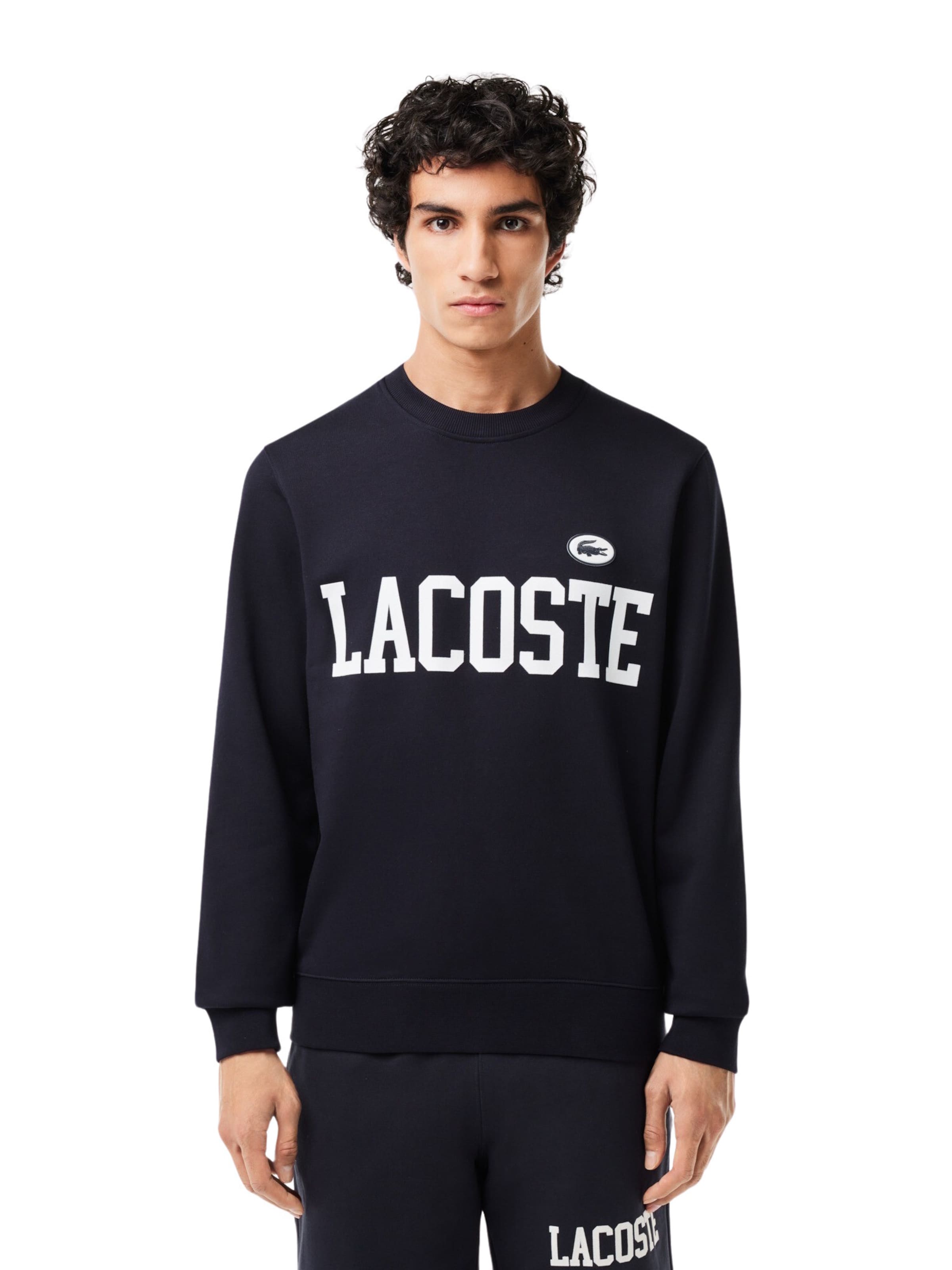 LACOSTE Sweatshirt i blå: framsida