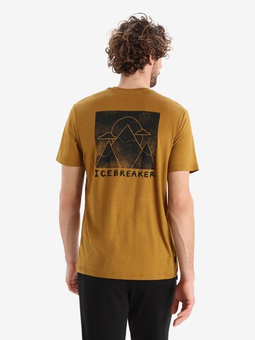 ICEBREAKER Funktionsshirt in Braun