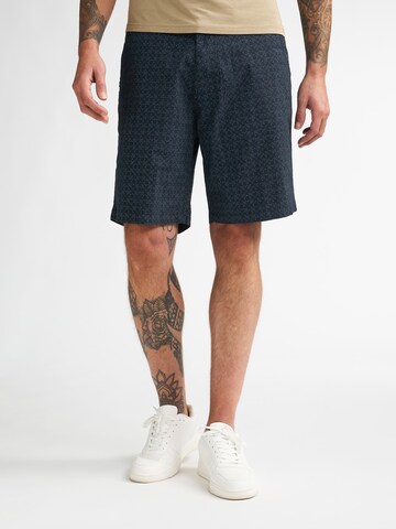 Petrol Industries Regular Chinohousut värissä sininen: etupuoli