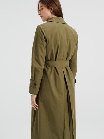 WE Fashion Płaszcz przejściowy w kolorze zielony