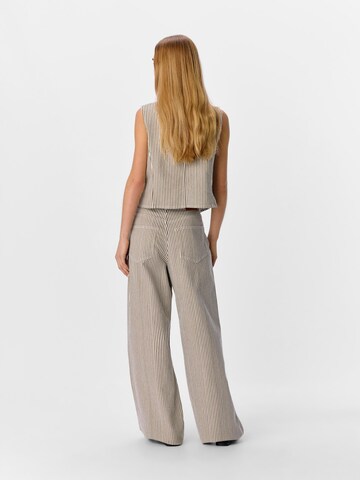 OBJECT Wide Leg Jeans 'OBJMoji Mollie' i grøn