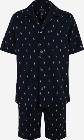 Polo Ralph Lauren Pyjamas kort i blå: forside