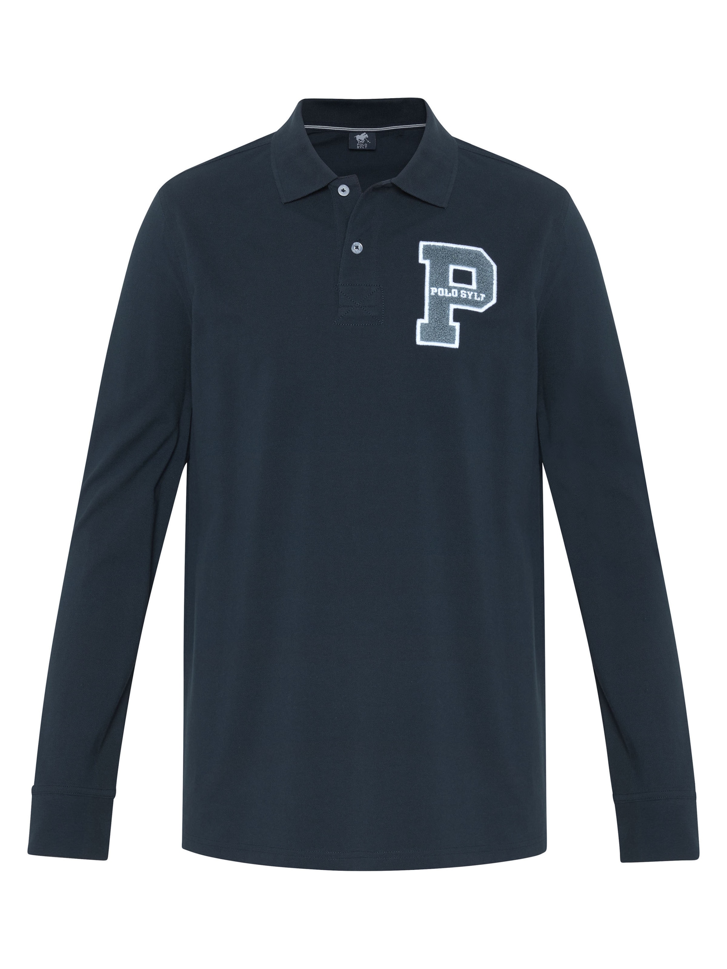 Polo Sylt Shirt in Blue: front