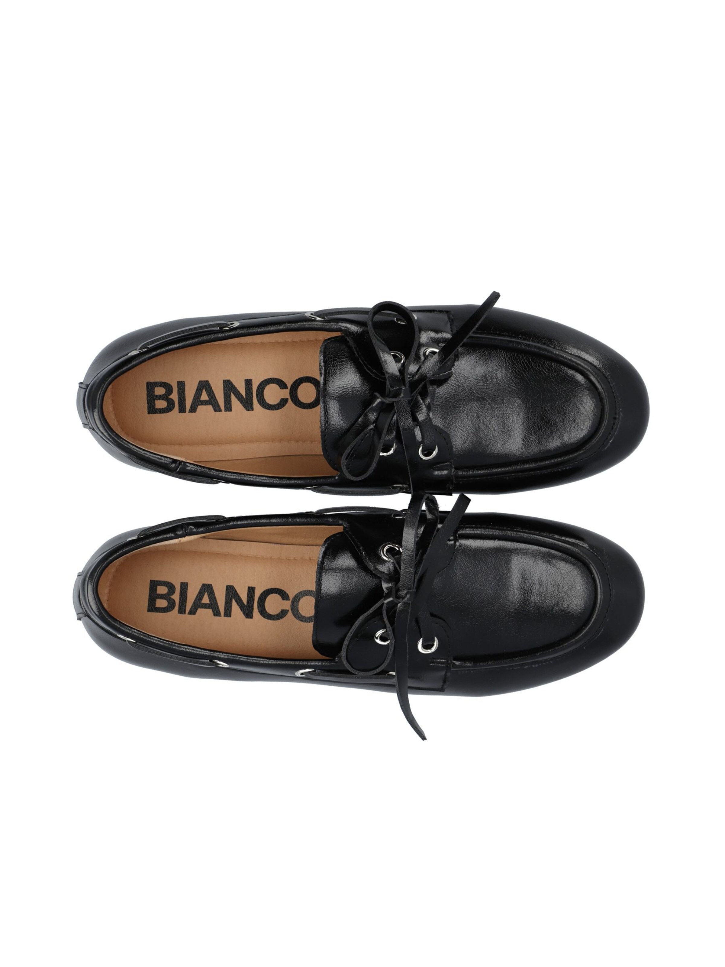 Mocassino 'Marlene' di Bianco in nero