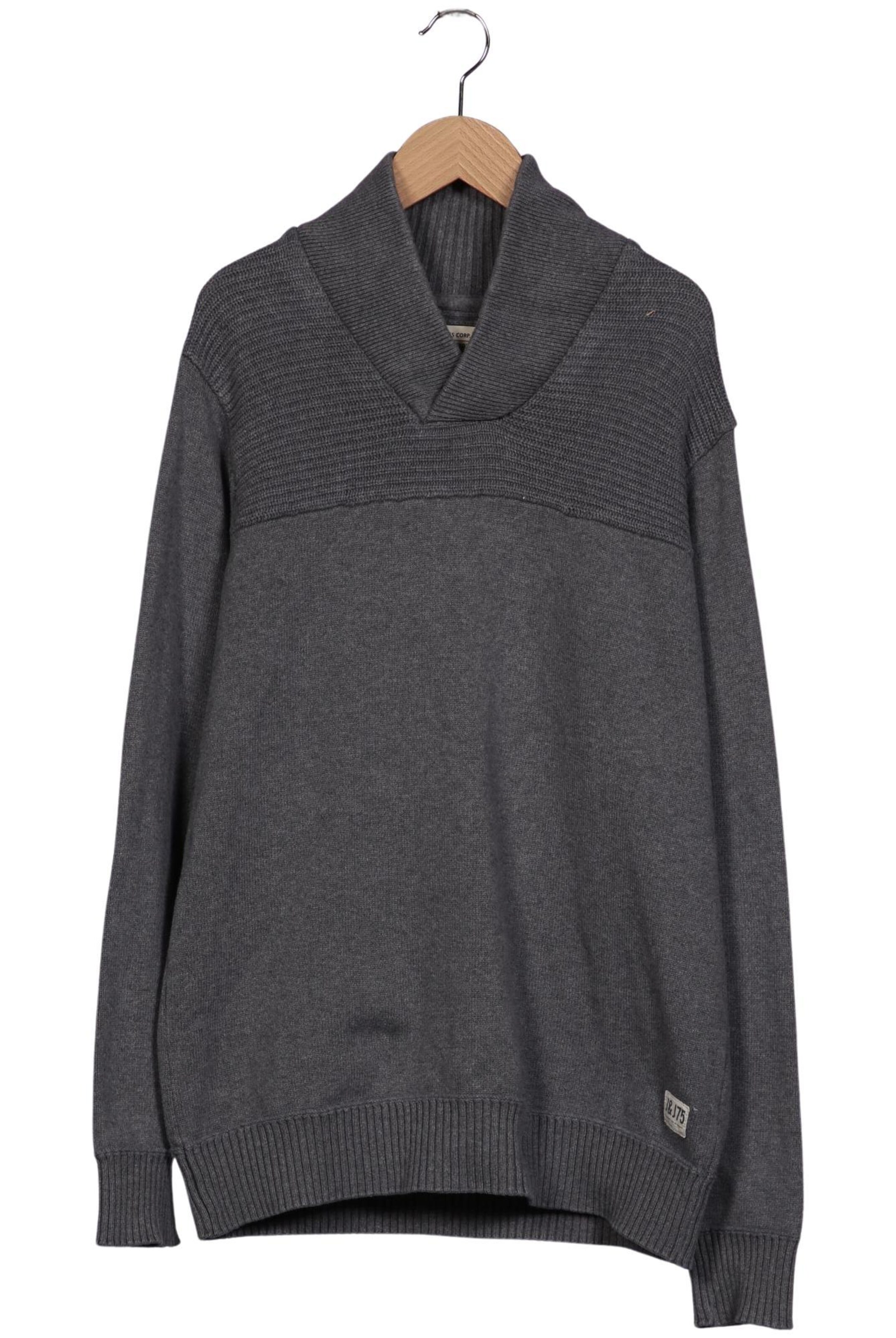 JACK & JONES Sweater & Cardigan in L in Grey: front