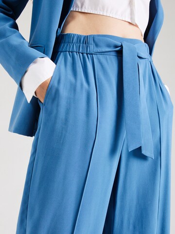 COMMA Wide Leg Hose in Blau