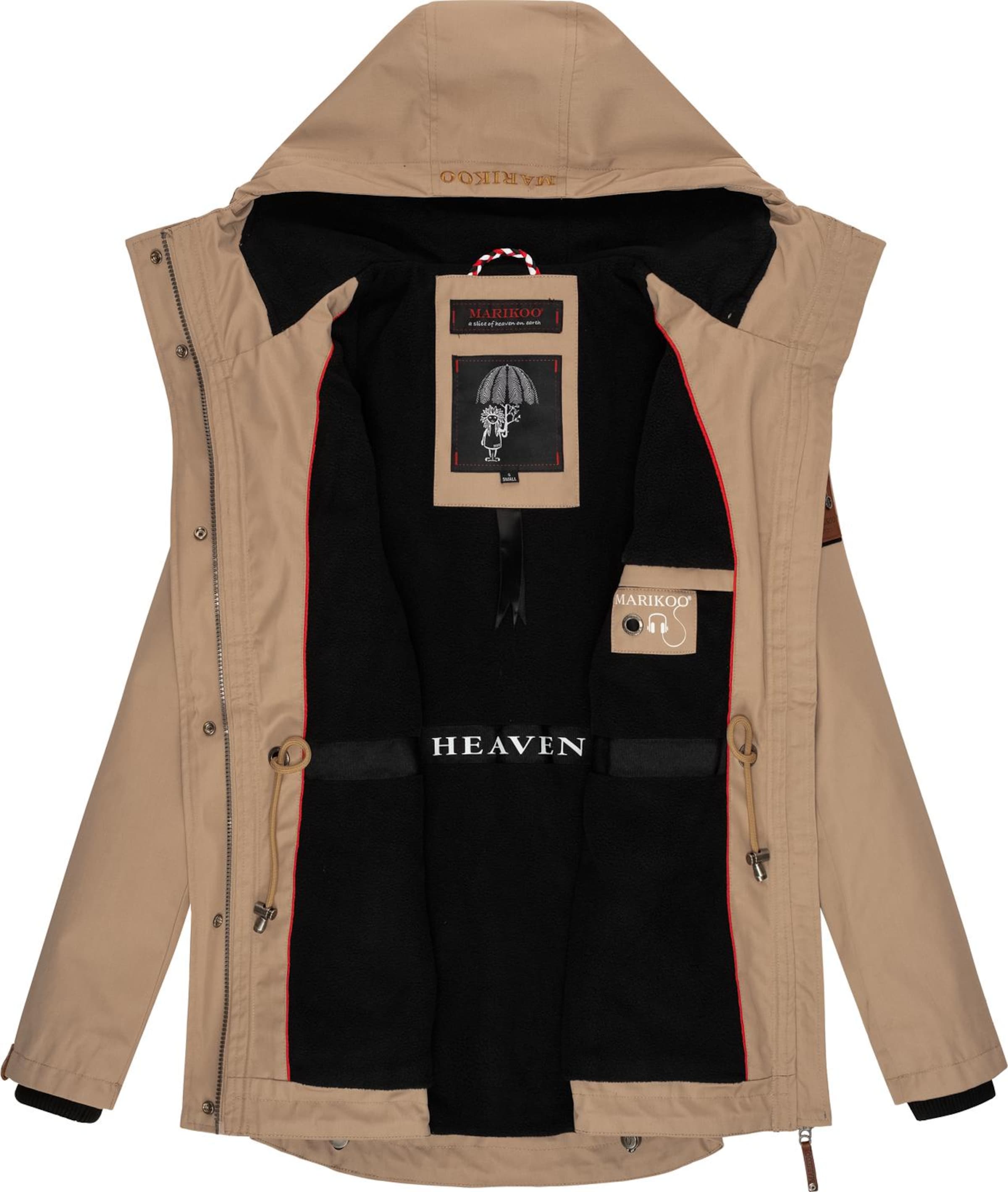 MARIKOO Φθινοπωρινό και ανοιξιάτικο μπουφάν 'Babetaa' σε μπεζ