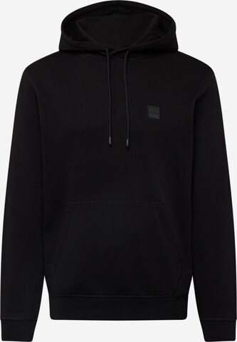 BOSS Sweatshirt 'Wetalk' in Black: front