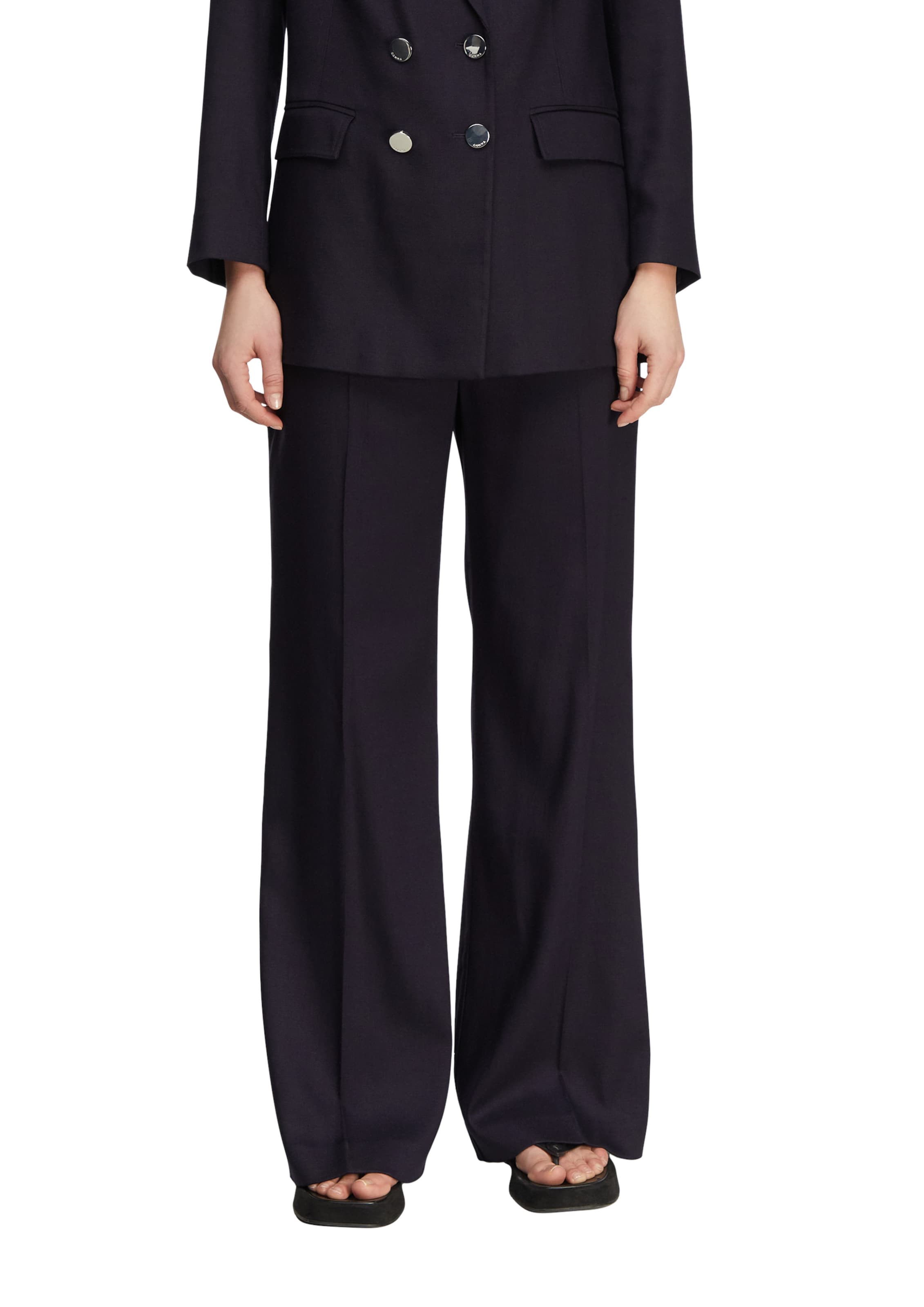 COMMA Flared Hose in Blau