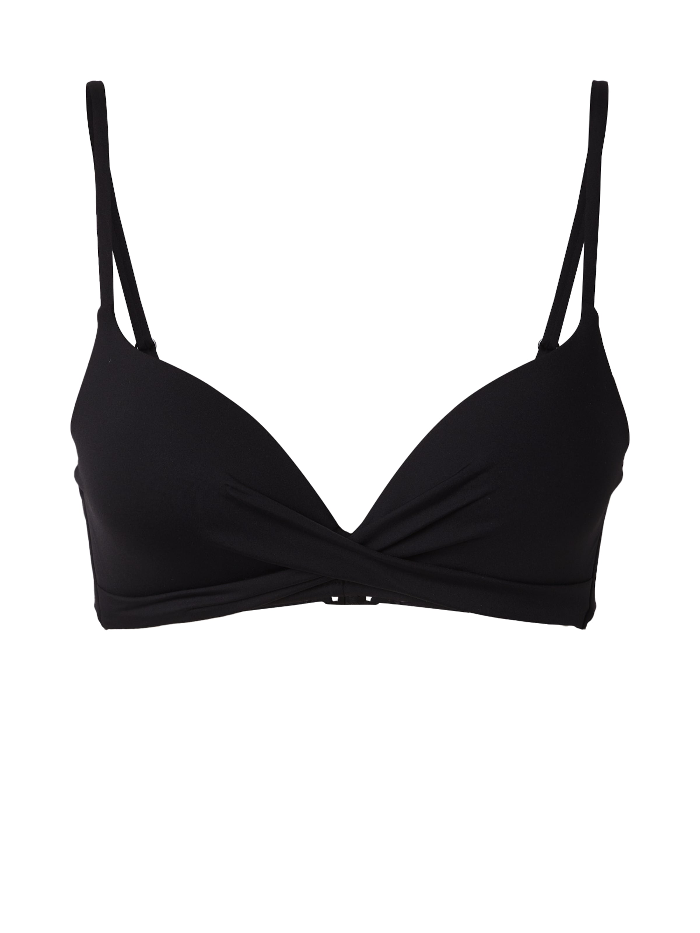 Women' Secret T-shirt Podprsenka – černá: přední strana