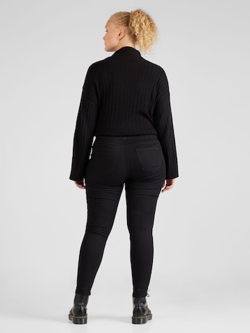 Vero Moda Curve Skinny Jeans 'DONNA' in Black