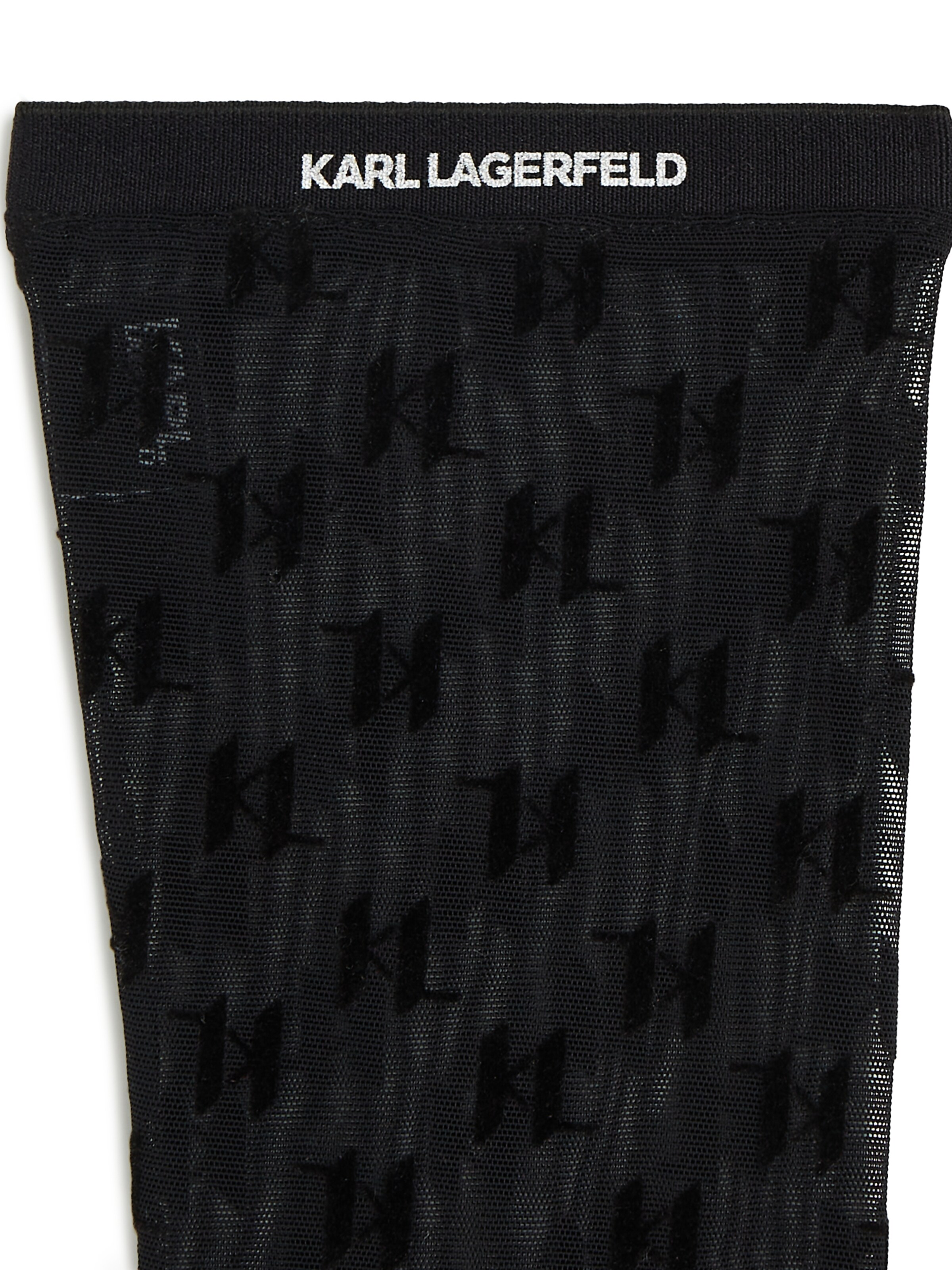Karl Lagerfeld Full finger gloves in Black