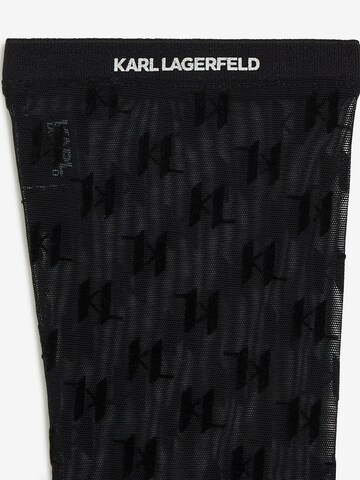 Karl Lagerfeld - Guantes con dedos en negro