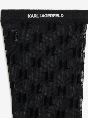 Karl Lagerfeld Full Finger Gloves in Black