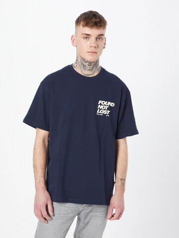 T-Shirt 'ZADEN 9566' minimum en bleu : devant